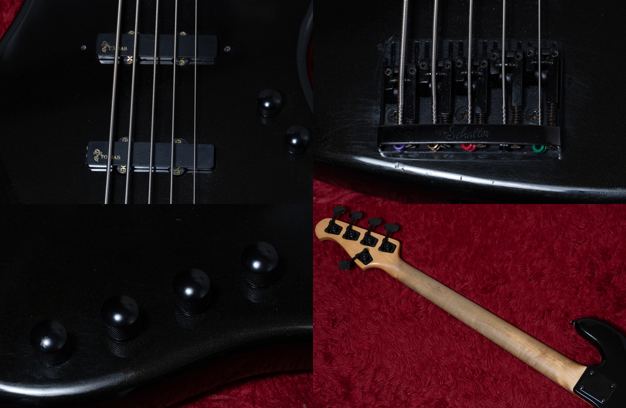 SYSTEM CRAFT Jazz Bass type 5strings Metallic Black 4.780kg【GIB