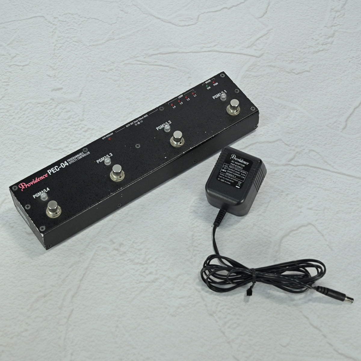 Providence PEC-04 Programmable Effects Controller スイッチング