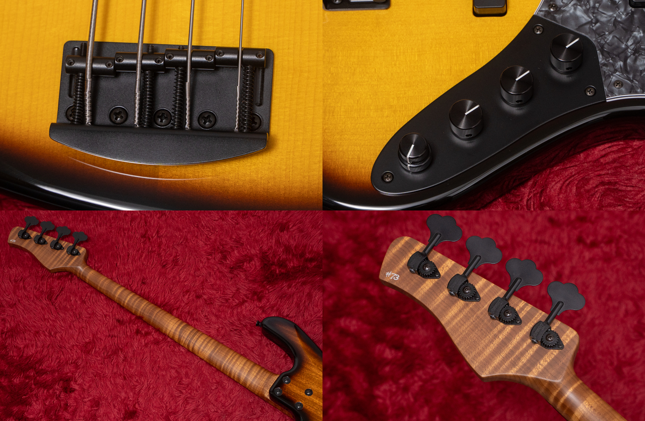 Kikuchi Guitars Custom Bass 4st 2Tone Burst 3.585kg #73【GIB