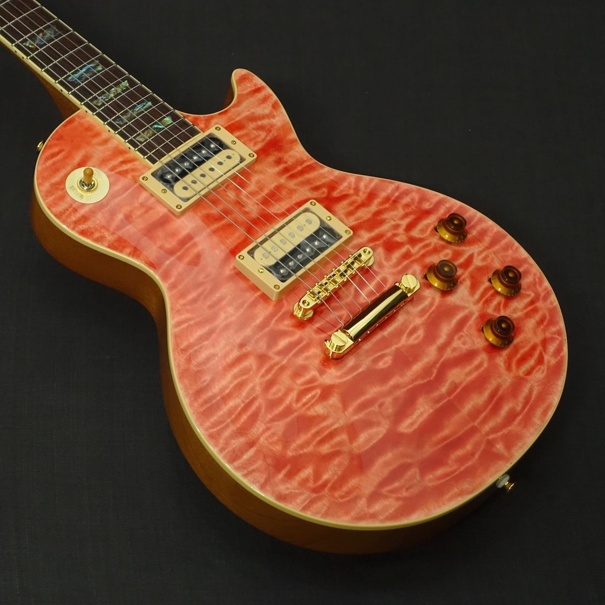 Tokai LS-101Q Trans Pink【カスタムオーダーモデル！】（新品）【楽器