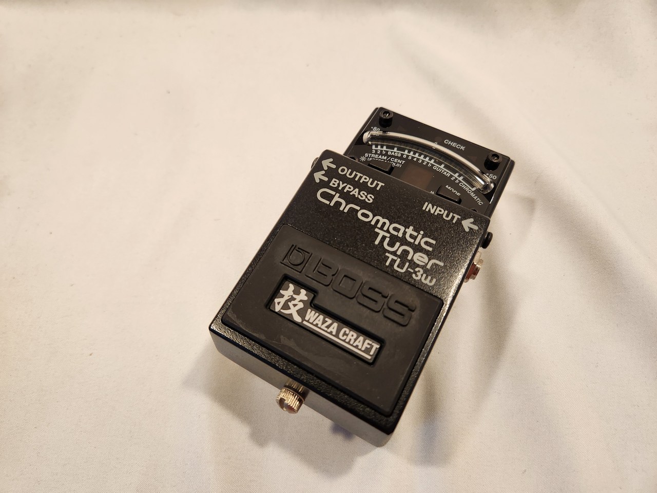 【未使用】BOSS TU-3W BOSS TU-3W(J) MADE IN JAPAN [Chromatic Tuner 技 Waza Craft Series
