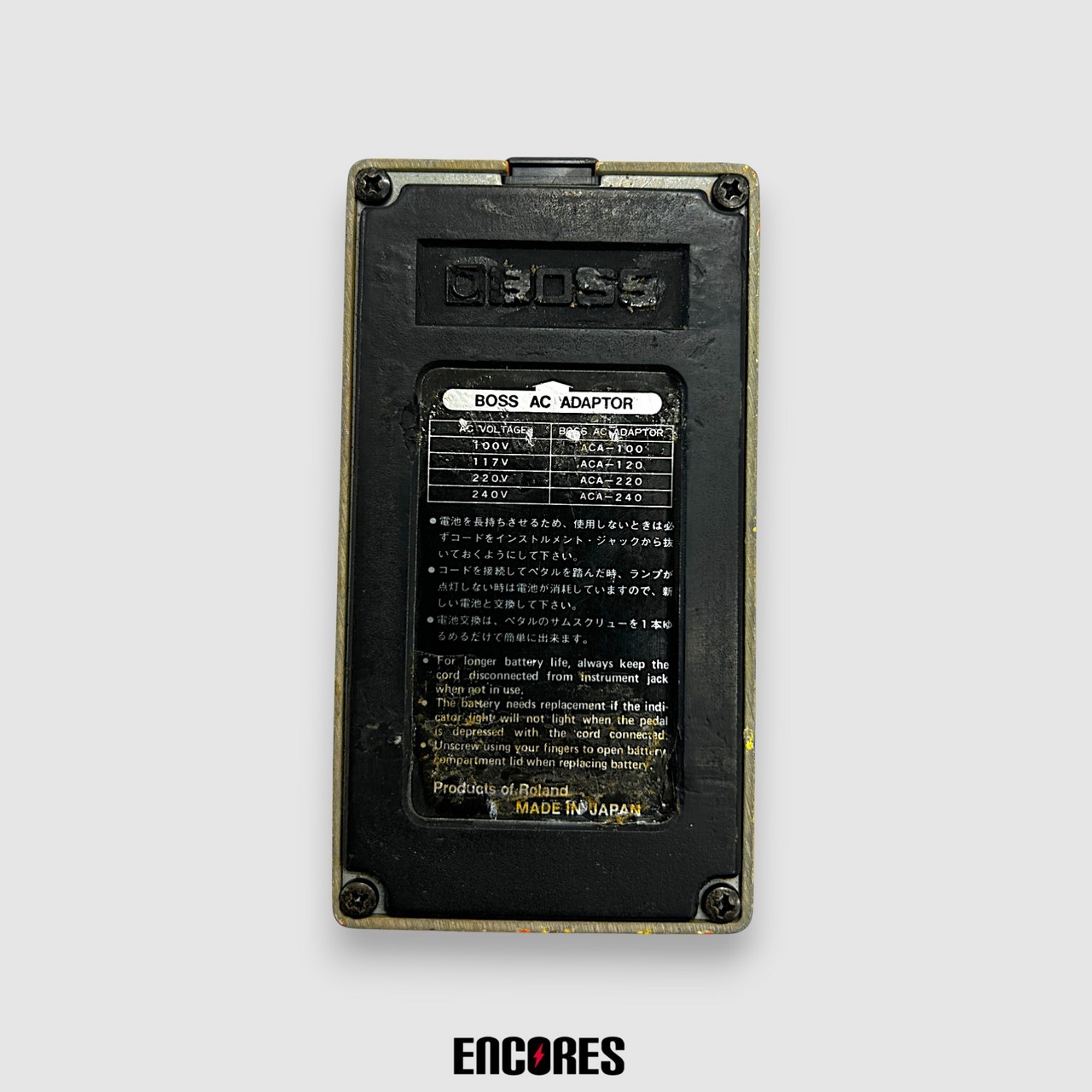 BOSS DS-1 Distortion 1983年製 銀ネジ ディストーション BOSS DS-1 Distortion 1983年製 銀ネジ ディストーション（中古