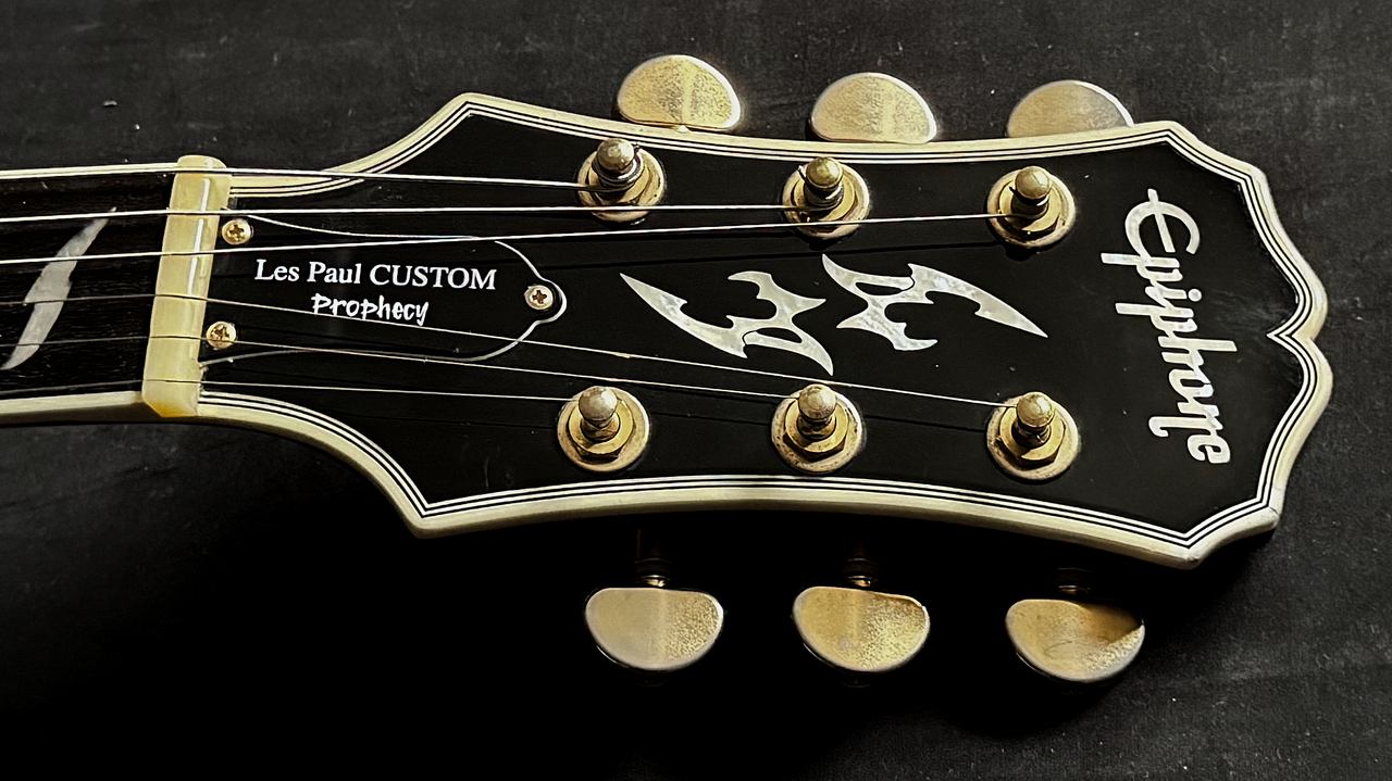 Epiphone Les Paul Custom prophecy 改造品