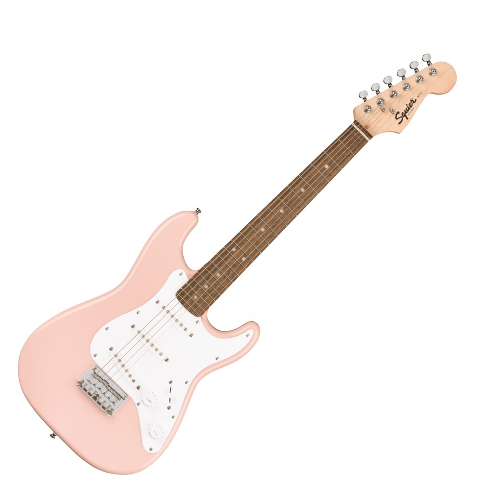 Squier by Fender スクワイヤー/スクワイア Mini Stratocaster Laurel Fingerboard Shell  Pink エレキギター 初心者セット（新品/送料無料）【楽器検索デジマート】