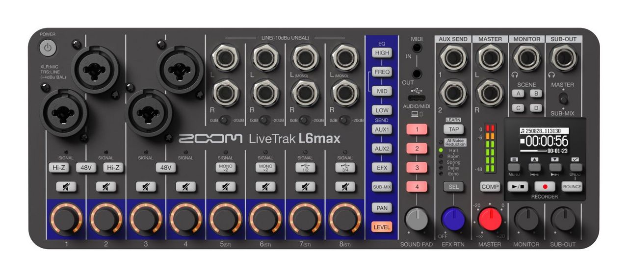 ZOOM LiveTrak L6max（新品/送料無料）【楽器検索デジマート】