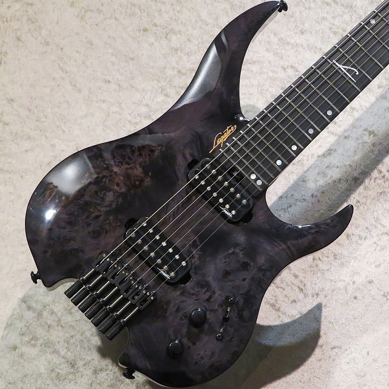 ひで【ジャンク】7弦ヘッドレスギター Legator 【ヘッドレス7弦】GHOST G7SS -Blue Burl- #IM25060746