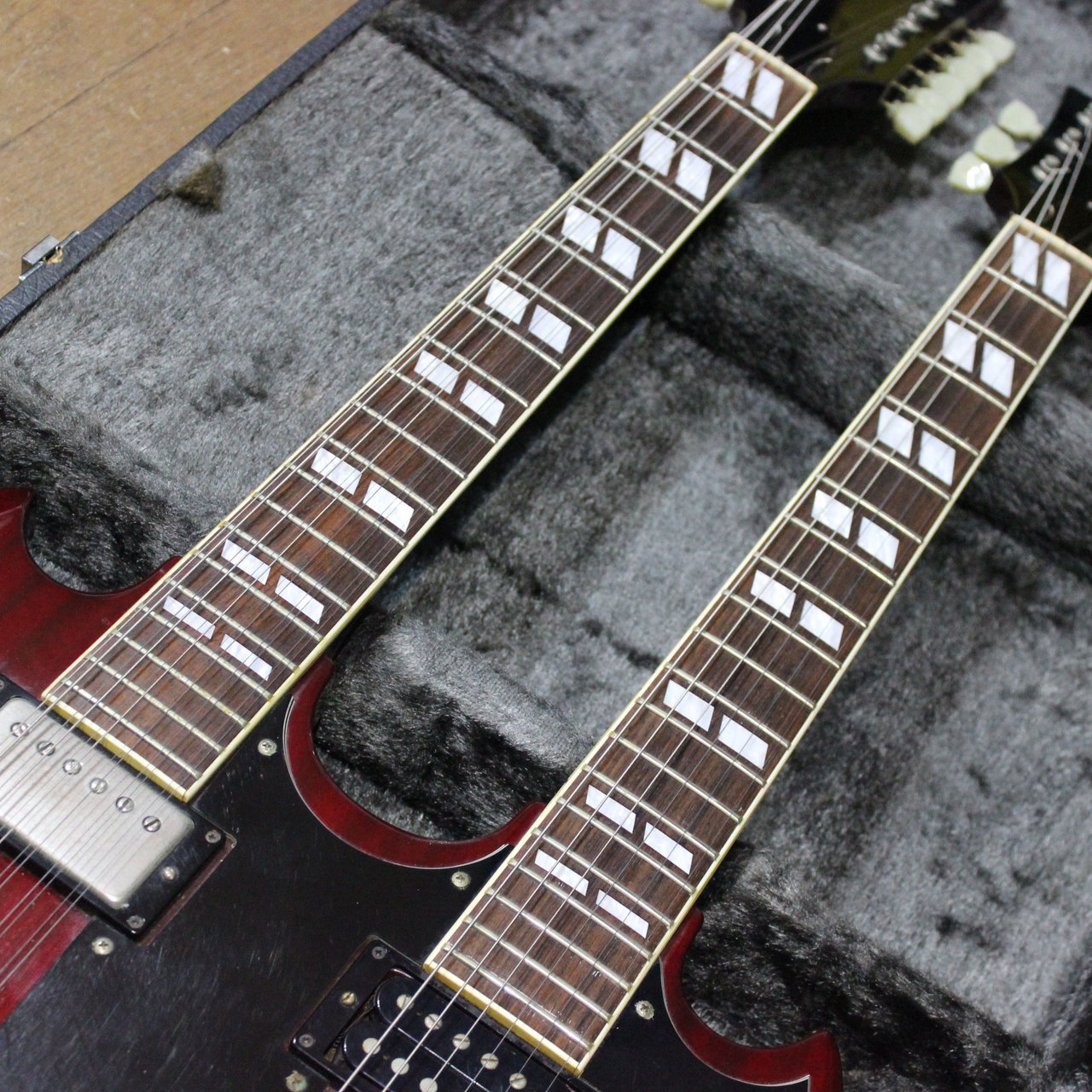 Burny SG-140JP CHERRY JIMMY PAGE STYLE バーニー ダブルネック 1980 