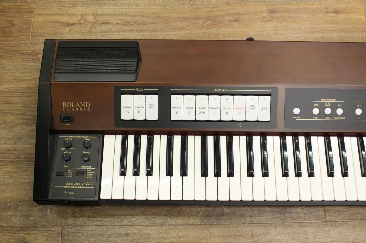 鍵盤楽器 YAMAHA Classic Organ F-200 Roland C-200 CLASSIC ORGAN 【キーボードマート新宿】【新宿店