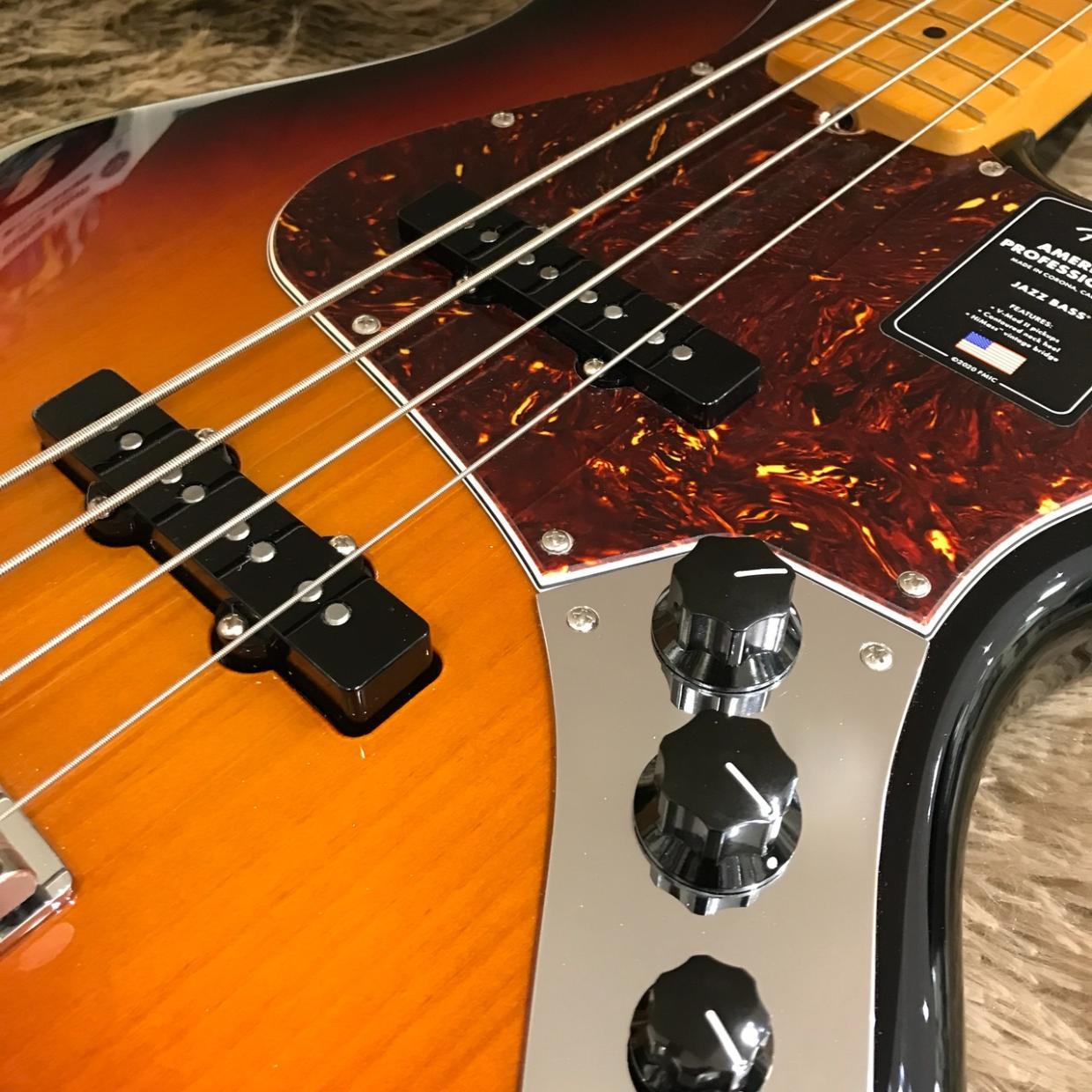 Fender American Professional II Jazz Bass 3-Color Sunburst（新品