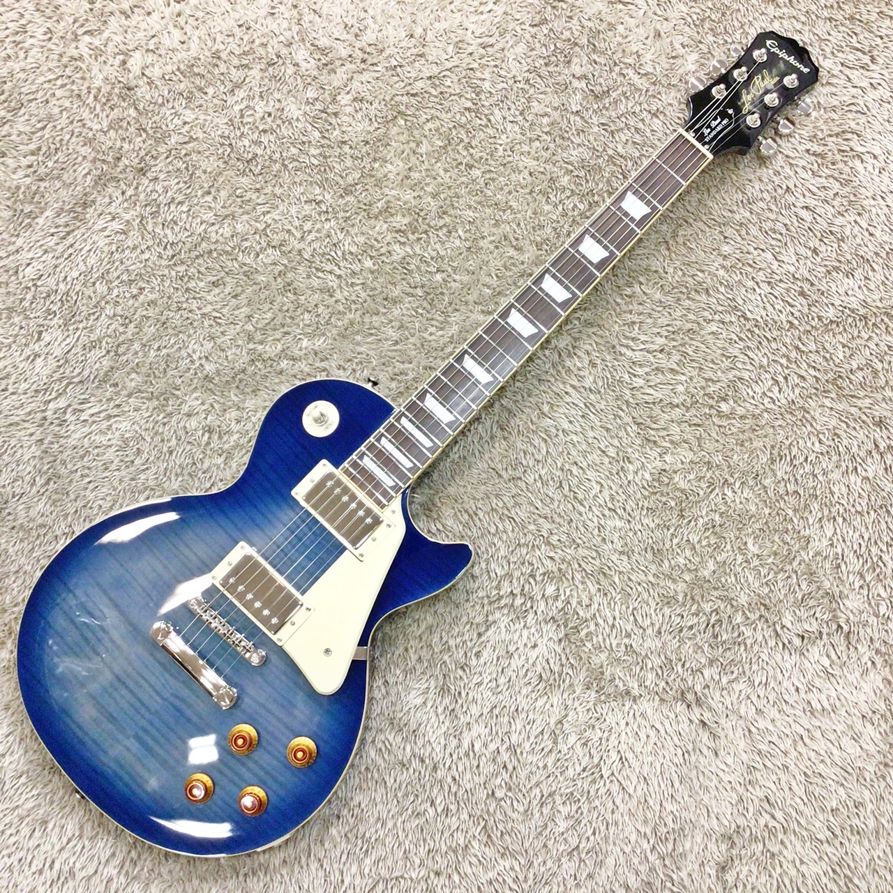 Epiphone Les Paul Standard Plus Top Pro / TB (Trans Blue)【美品