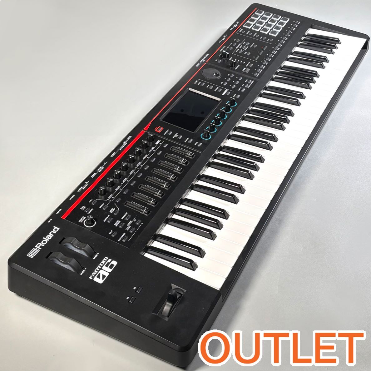 Roland FANTOM-06 61鍵盤 シンセサイザー ソフトケース付属FANTOM06