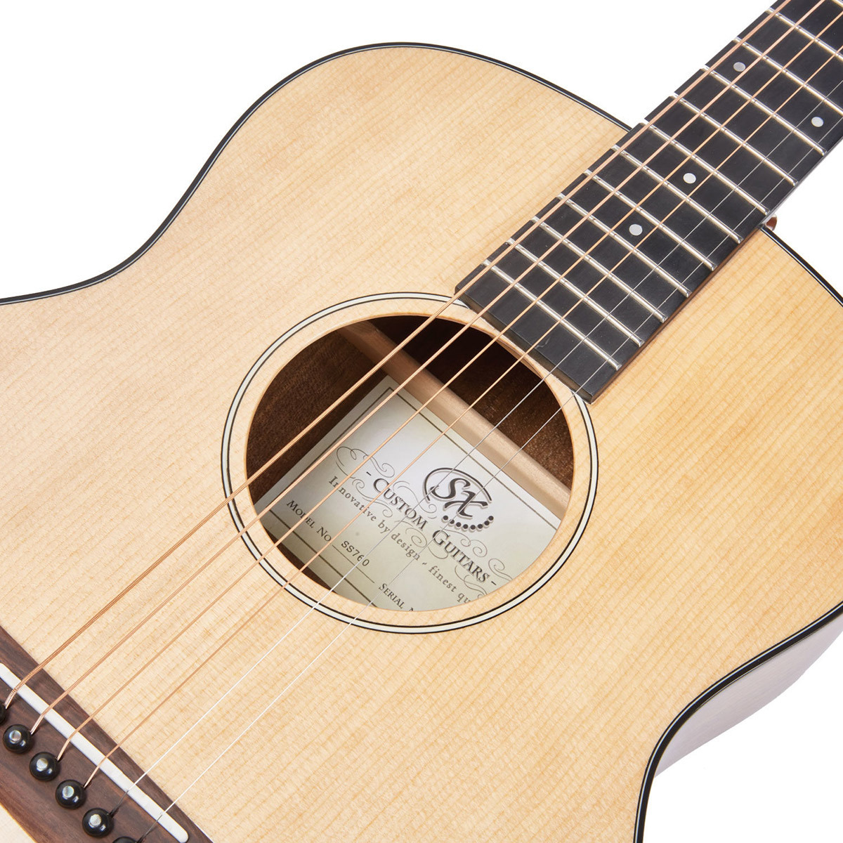 SX SS760E トップ単板 ミニギター エレアコ GS Miniサイズ ショート 