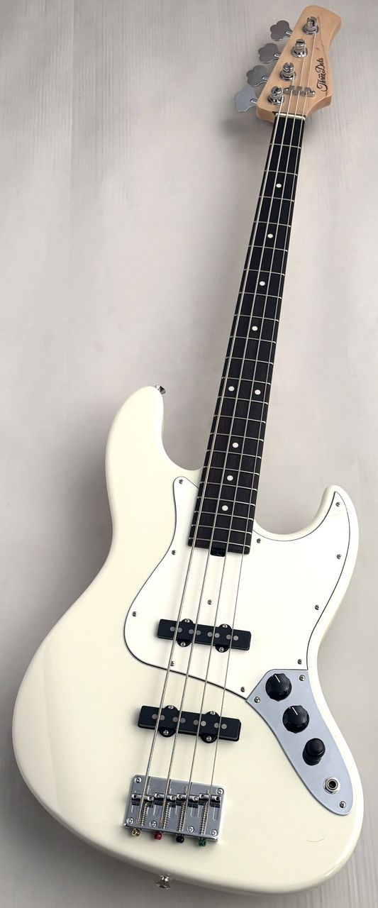 Three Dots Guitars JB Plus Alder/Rosewood -Olympic White- 【NEW