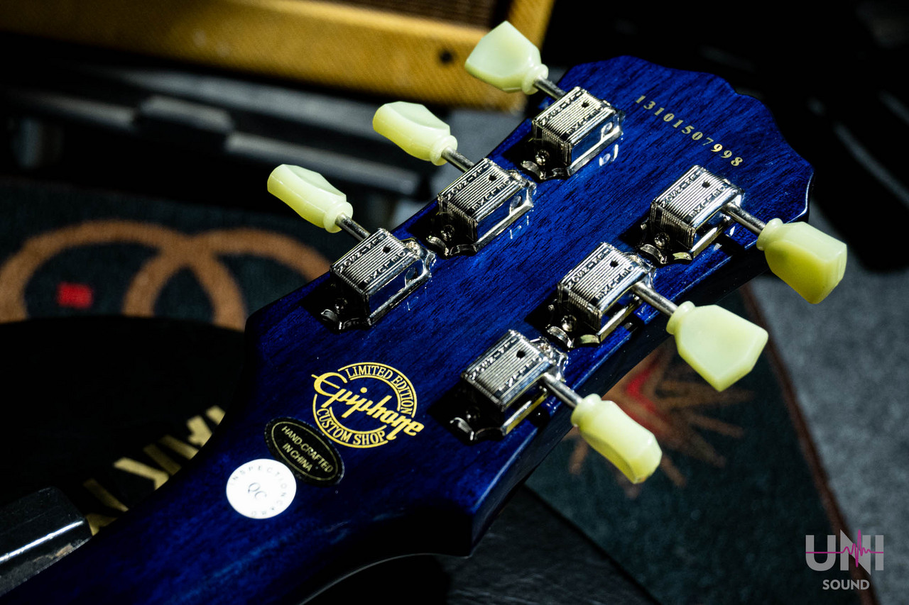 Epiphone Limited Edition Tak Matsumoto DC Standard Aqua Blue