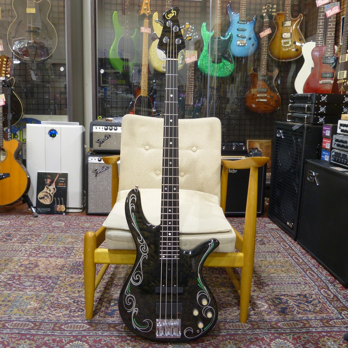 Crews Maniac Sound GTN-4 QM DEEP / JH / Trans Black 【USED