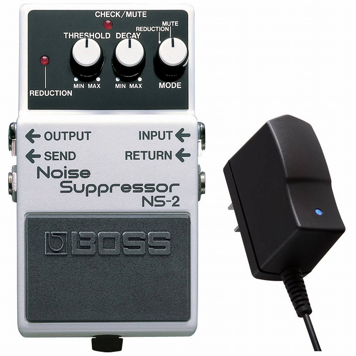 BOSS ノイズサプレッサー NS-2 日本製　純正電源アダプタ付き BOSS NS-2 Noise Suppressor［純正ACアダプター同時購入セット