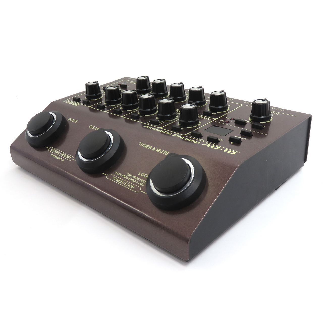 BOSS 【 AD-10 】アコースティックプリアンプ/アコギ用/エフェクター BOSS AD-10 Acoustic Preamp - どのようなライブ環境でも最高の