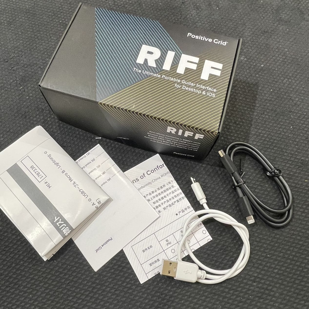 Positive Grid RIFF オーディオインターフェイス Positive Grid ( ポジティブ グリッド ) RIFF ギター用
