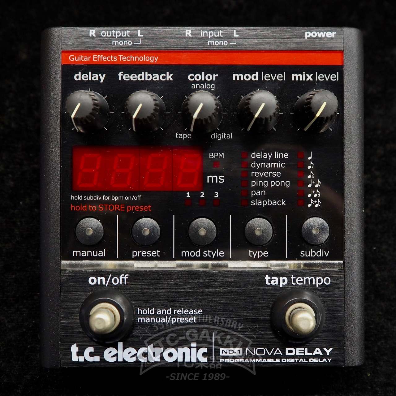 TC Electronic NOVA Delay ND-1 中古 最終値下げ tc electronic ND-1 NOVA DELAY(中古)【楽器検索デジマート】