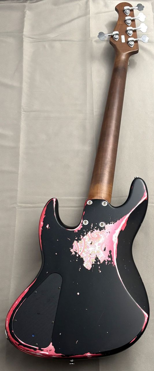 アンティーク ベース リリーフ Xotic 【48回無金利】XJ-1T 5st Alder/R/Roasted -Black over Pink