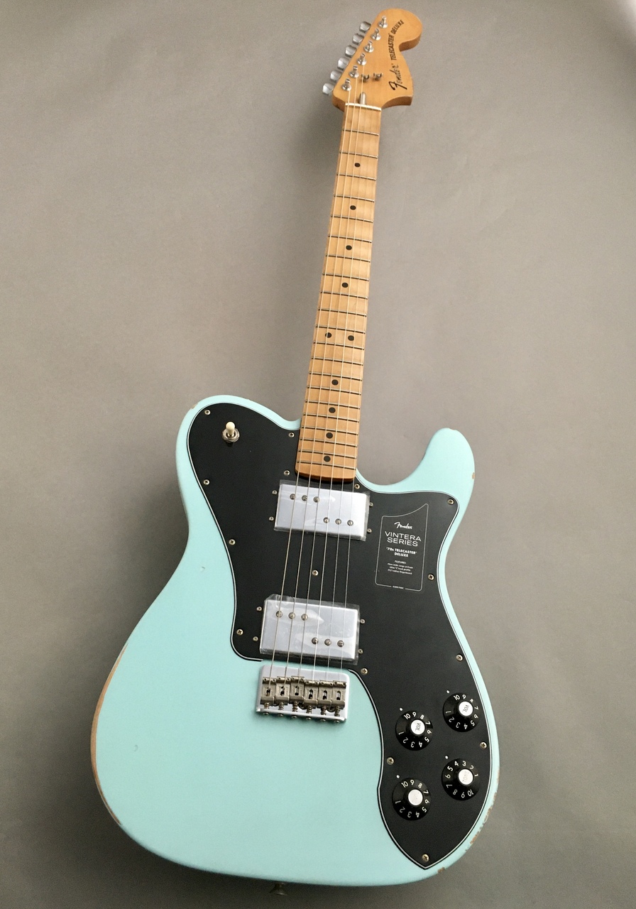 Fender Vintera Road Worn 70s Telecaster Deluxe Daphne Blue