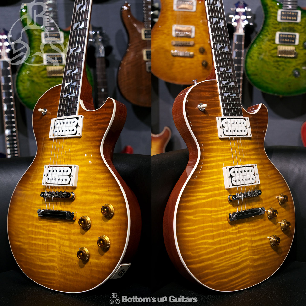 SAITO GUITARS 33BEYOND Resolution Green Burst 【初のW-White PUs