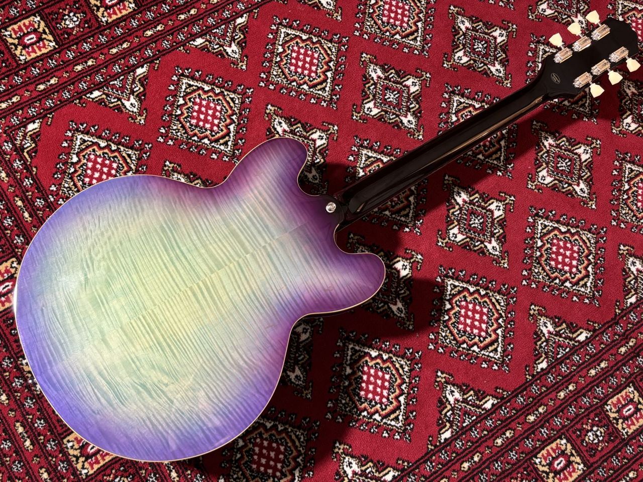 Epiphone ES-335 Figured BB セミアコギター ブルーベリーバースト