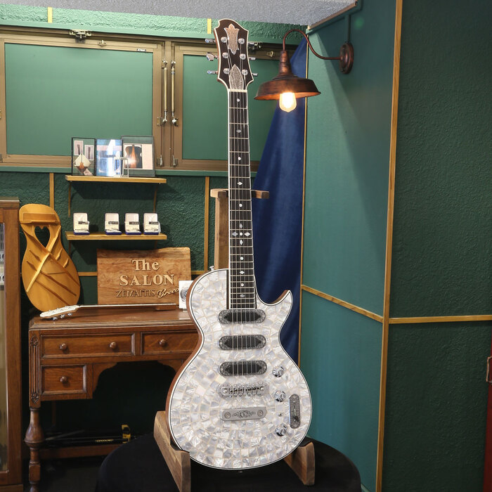 white antique様 Zemaitis THE PORTRAIT Pearl Front Ultimate White 3S 国産（新品