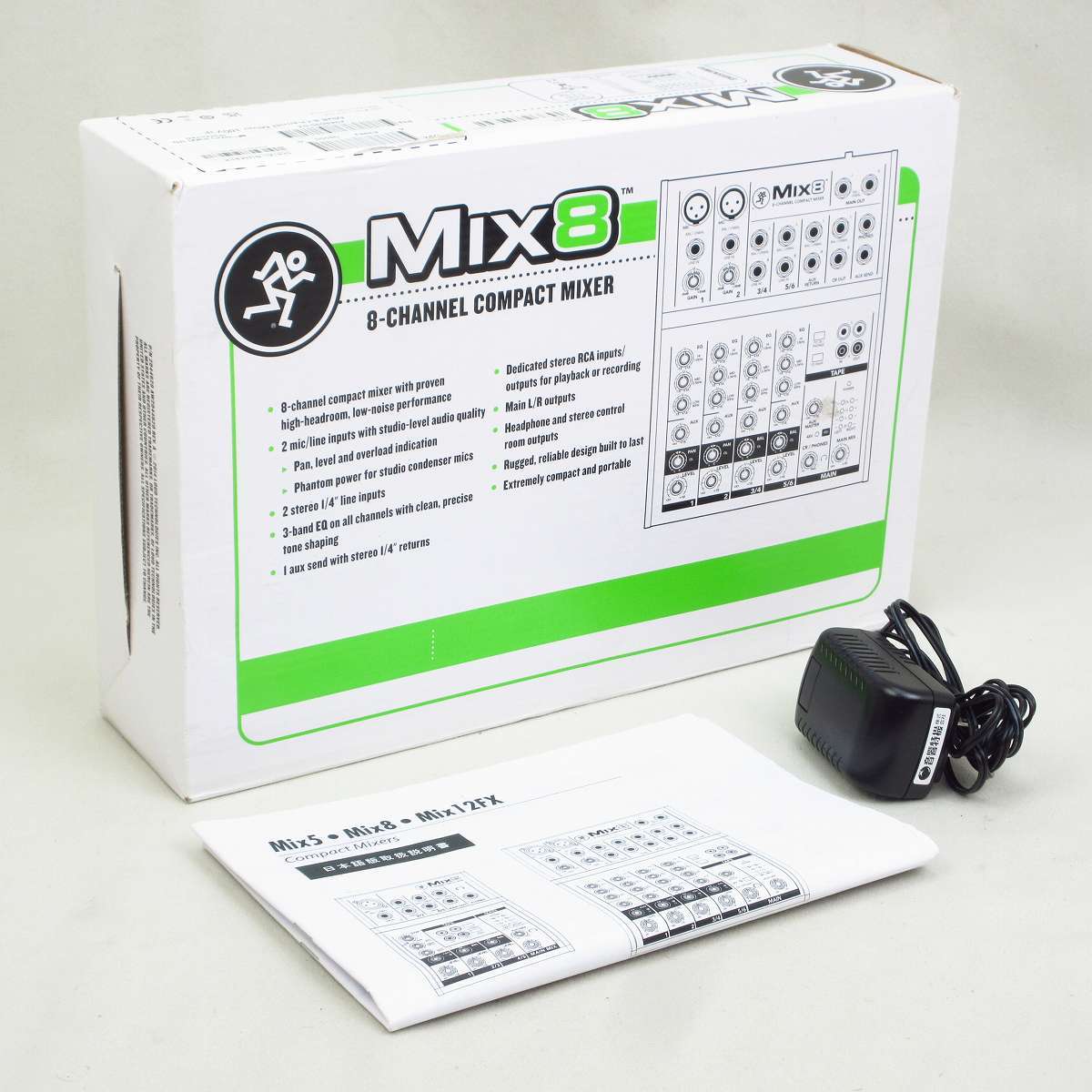 Mackie Mix8 8チャンネル コンパクト ミキサー 【横浜店】（中古
