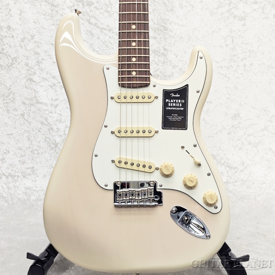 Fender Stratocaster アッシュボディ Fender Player II Stratocaster-White Blonde-【チェンバードアッシュ