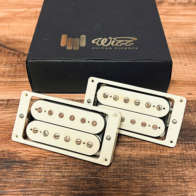 WIZZ Premium PAF Clone Double White with White M69 Rings（中古