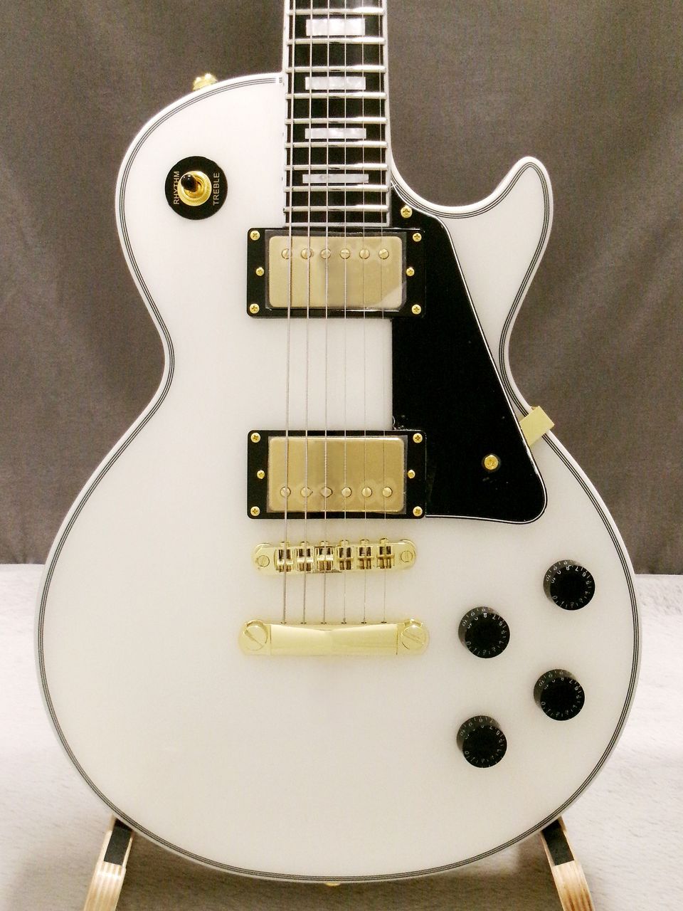 M*k様 GrassRoots レスポールカスタム　G-LP-CTM/WH　人気 GrassRoots G-LP-CTM White（新品）【楽器検索デジマート】