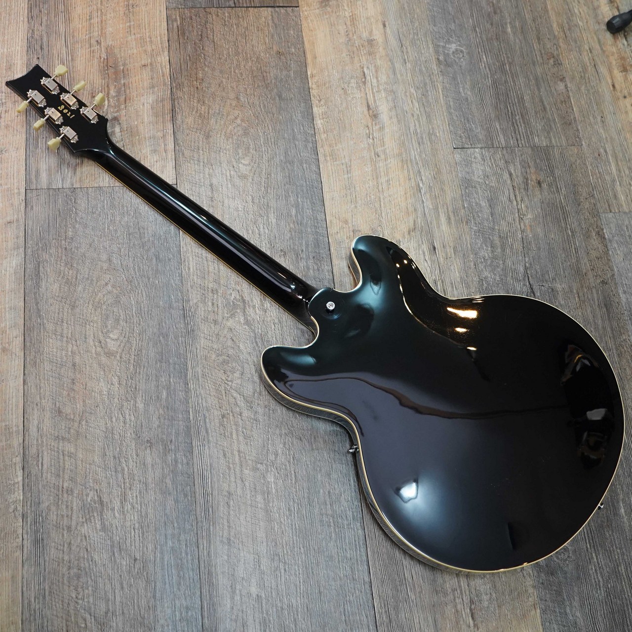 Three Dots Guitars SH Ebony Black（中古）【楽器検索デジマート】