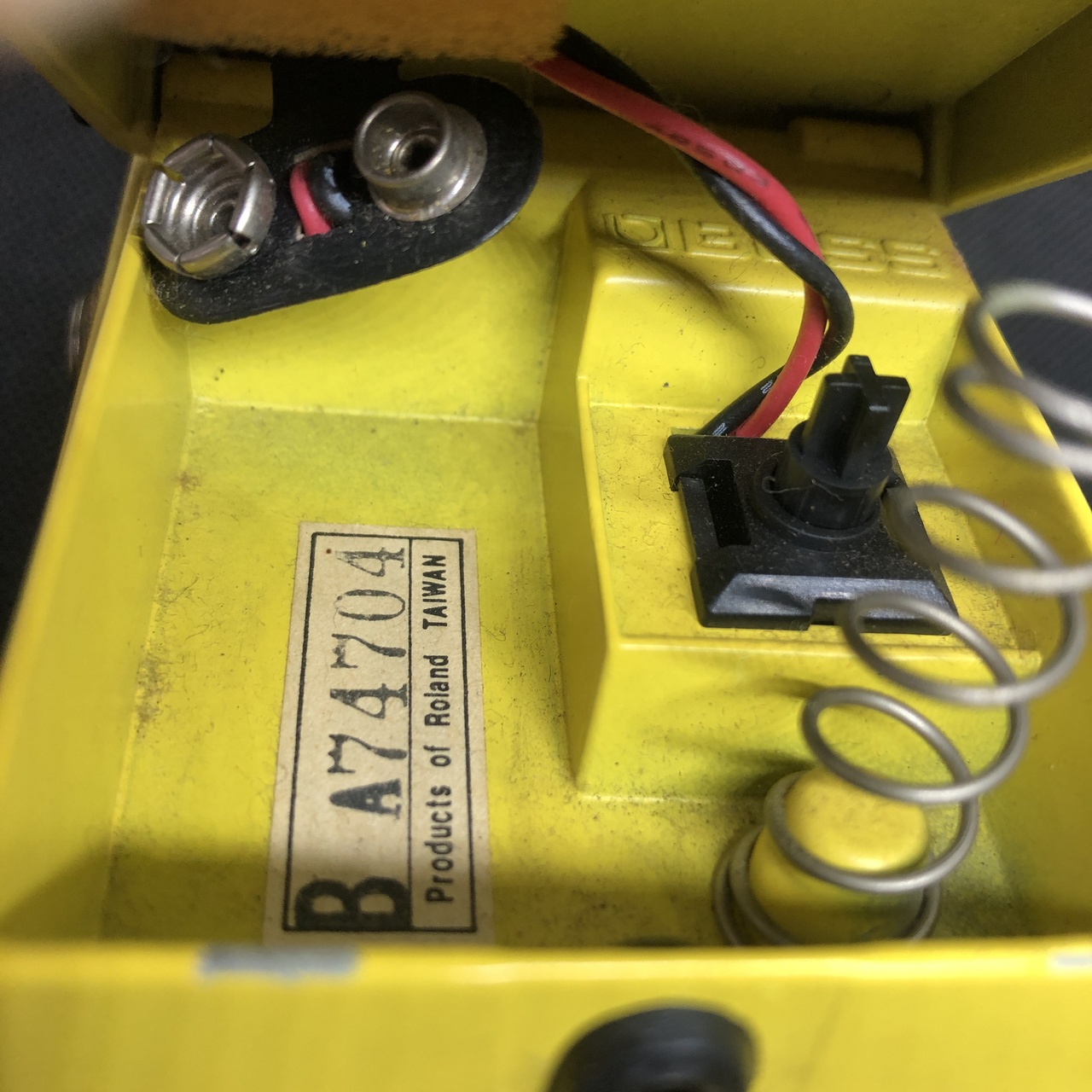 BOSS OD-2 TURBO Over Drive 1987年頃製造 MADE IN TAIWAN ACA電源