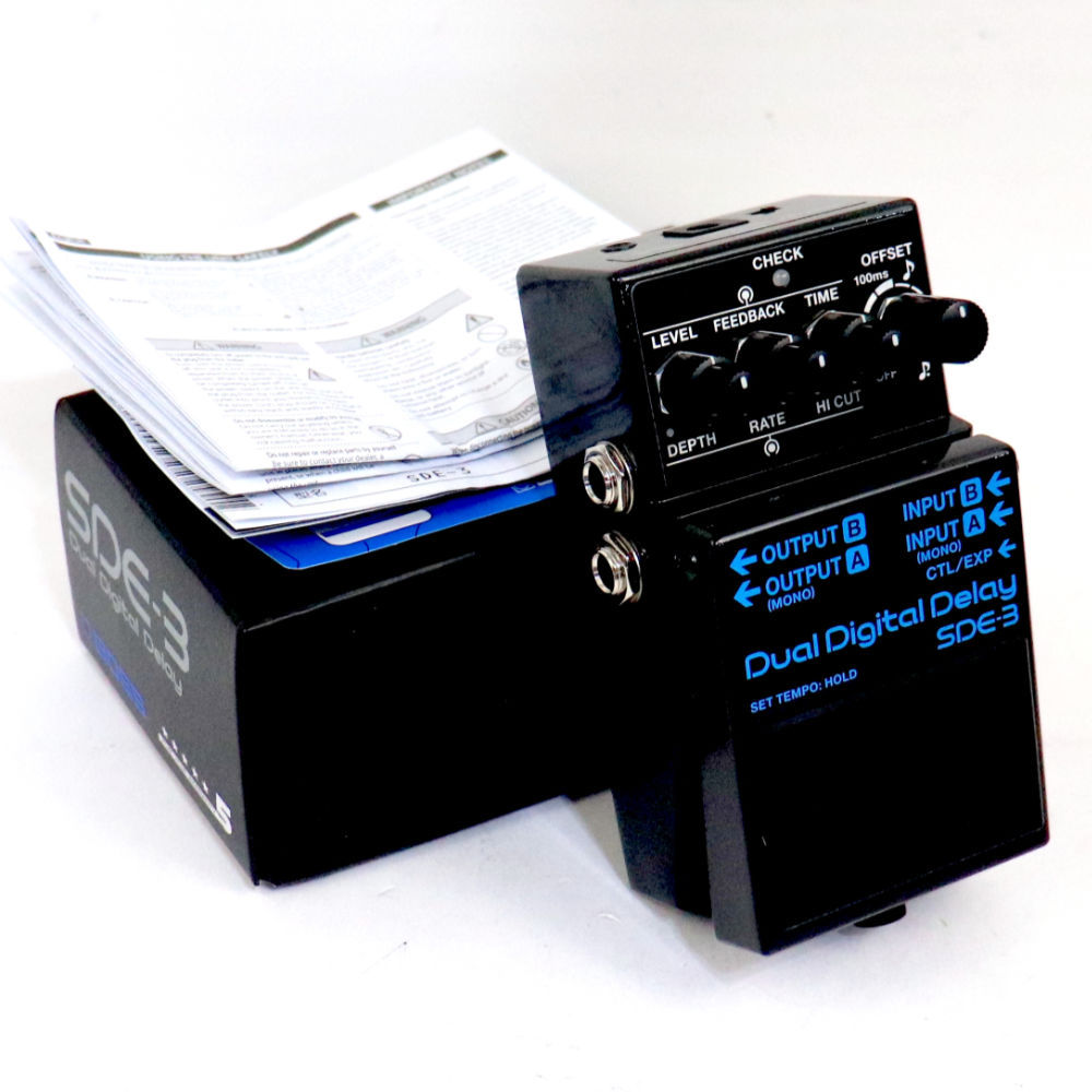BOSS dual digital delay ディレイSDE-3 ほぼ新品美品 BOSS - SDE-3 | Dual Digital Delay
