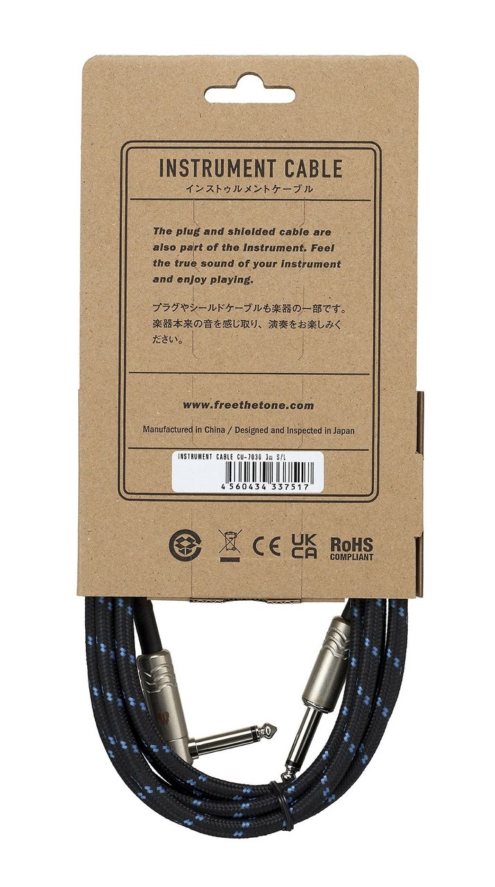 その他 FREE THE TONE   INSTRUMENT CABLE  s/s 3m Free The Tone CU-7030 3m S/L INSTRUMENT CABLE 3メートル