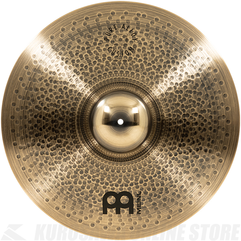 Meinl Cymbals Pure Alloy Custom Series ライドシンバル 22" Medium Thin Ride PAC22MTR