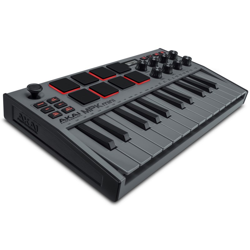 美品　AKAI MPK mini 専用ケース付き　アカイ AKAI ( アカイ ) MPK Mini Play 音源内蔵MIDIキーボード 送料