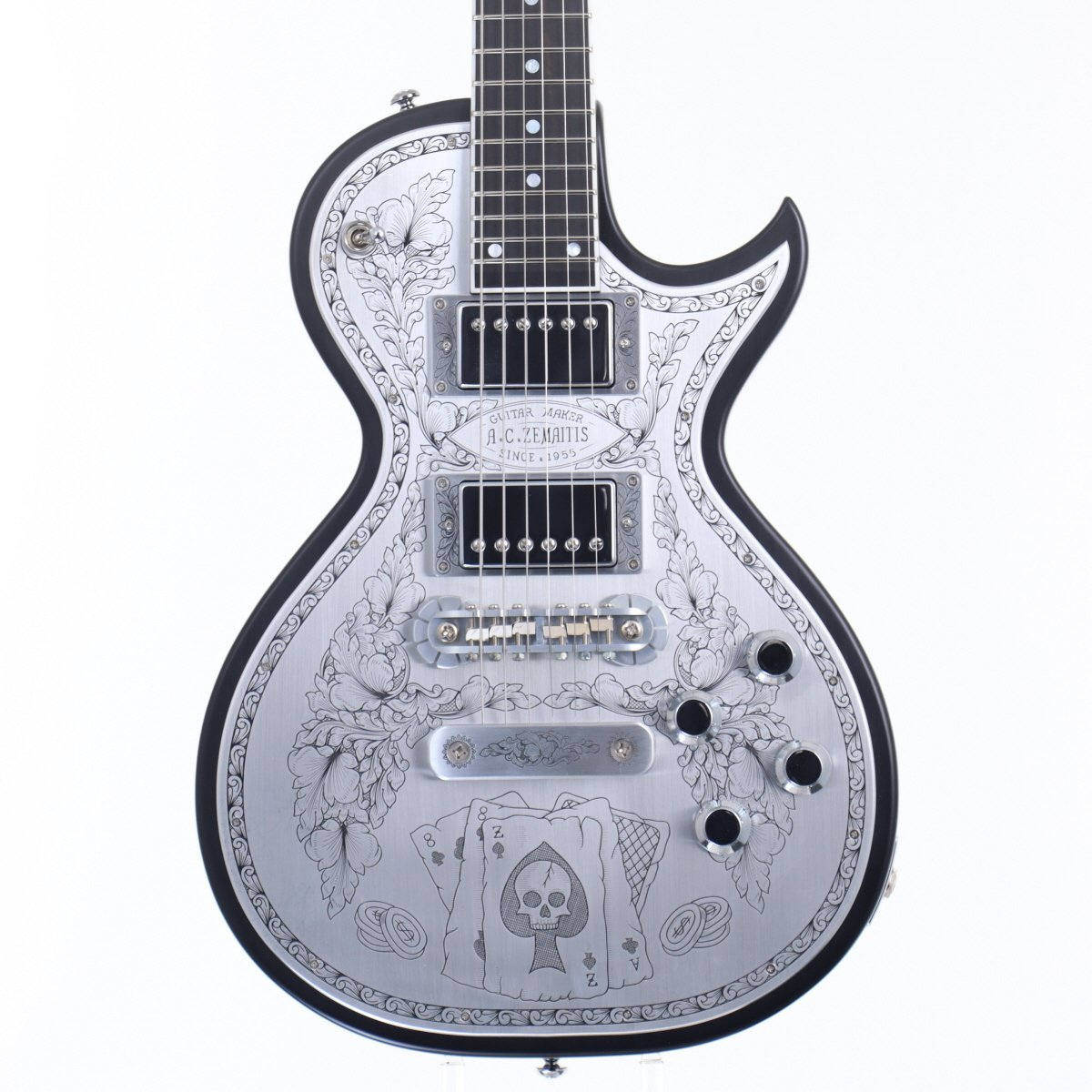 Zemaitis MFG-AC-24 Metal Front Ace & Eights Black 【心斎橋店