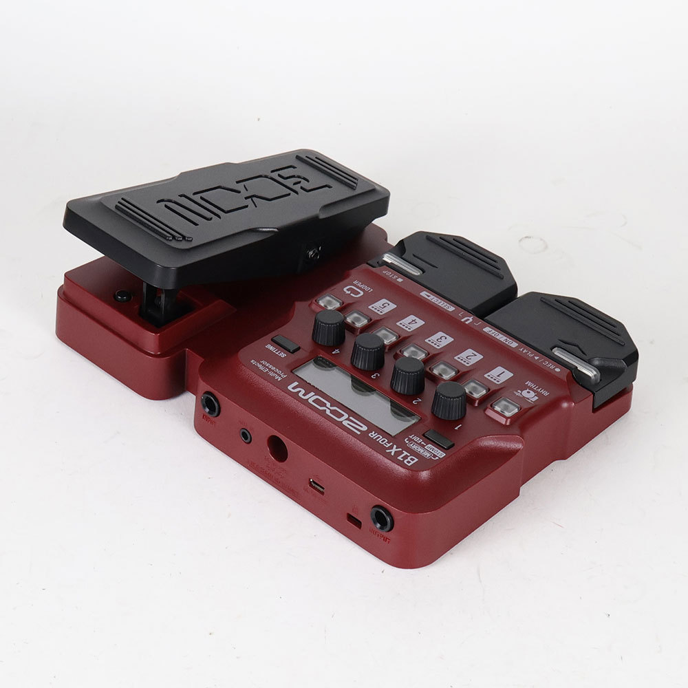 中古美品 ZOOM B1X FOUR マルチエフェクター ACアダプター付き ZOOM 【中古】 ベースマルチエフェクター ZOOM B1X FOUR（中古/送料