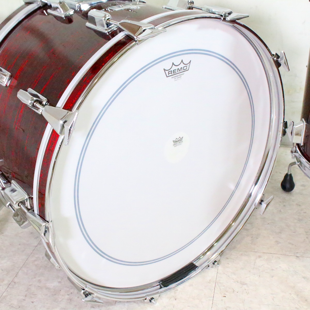 Pearl GAX Maple Fiberglass 3pcs Strata Red Refinished パール ドラムセット 【池袋店】（中古/送料無料）【楽器検索デジマート】