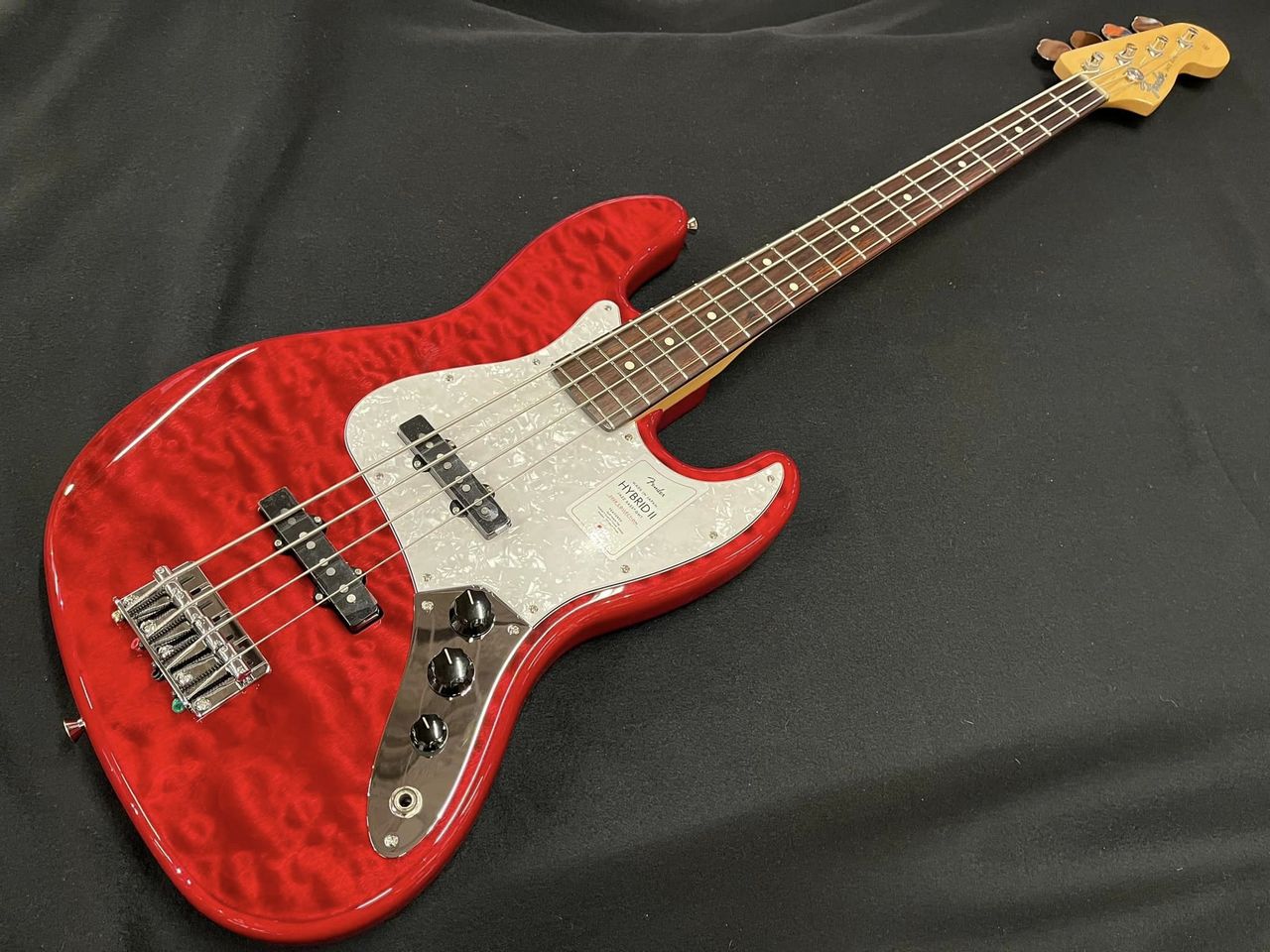 Fender 2024 COLLECTION, MADE IN JAPAN HYBRID II JAZZ BASS Quilt ...