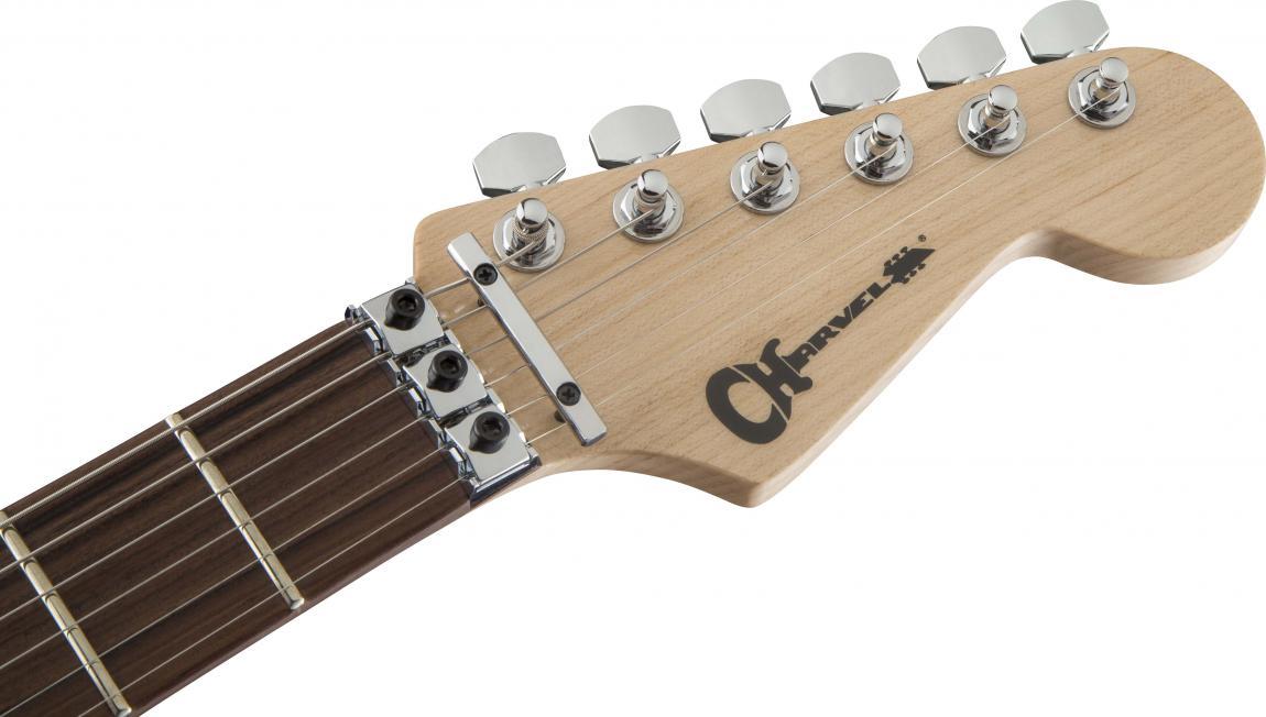 Charvel MJ Series San Dimas Style 1 HSH FR PF QM Transparent Green