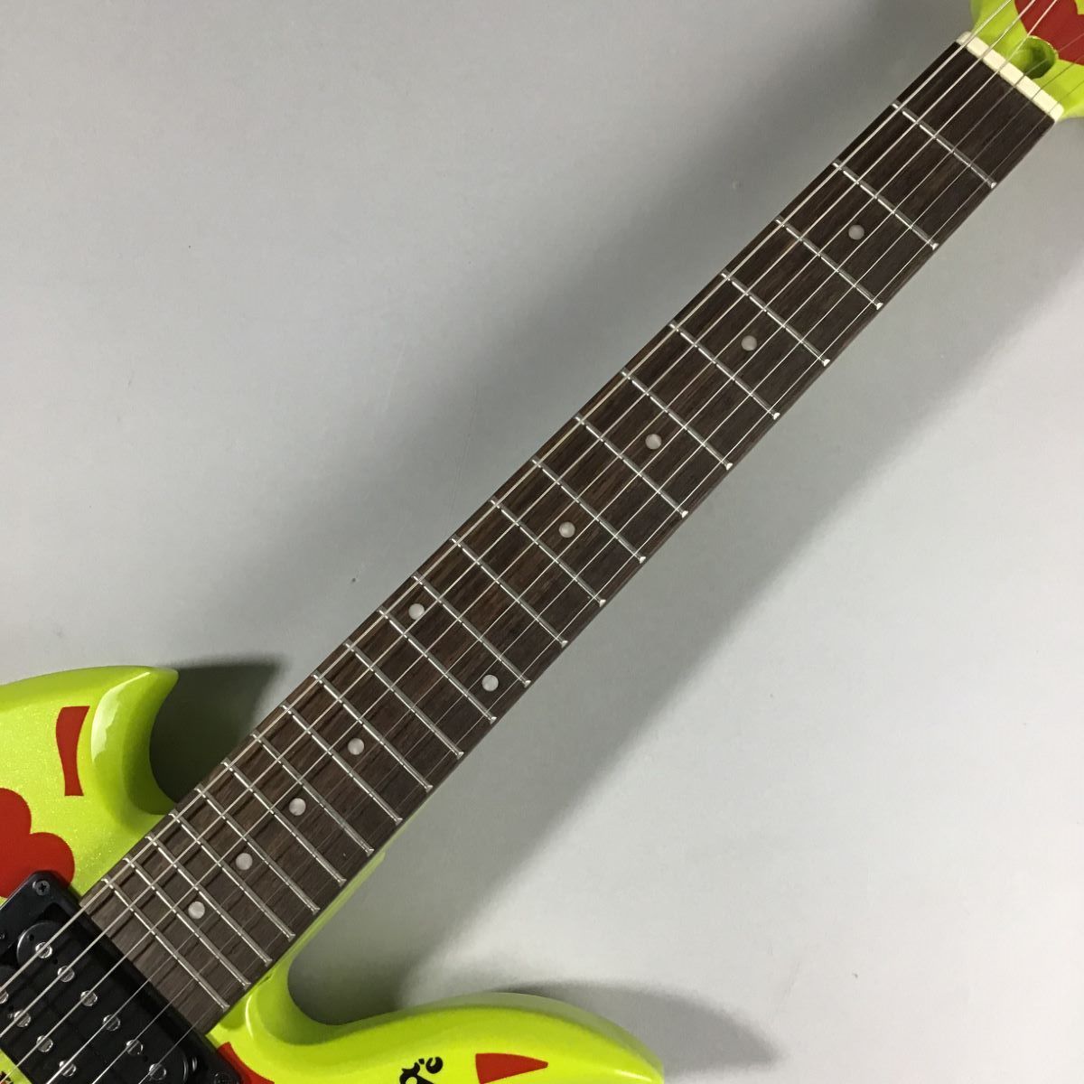 Extreme Burny Fernandes Hide Green Heart Jr. Mini Guitar | eBay