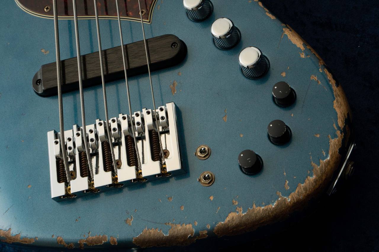 【極美品】XOTIC XJ-1T エレキベース Xotic XJ-1T 5st Heavy Aged -Dark Lake Placid Blue-（新品