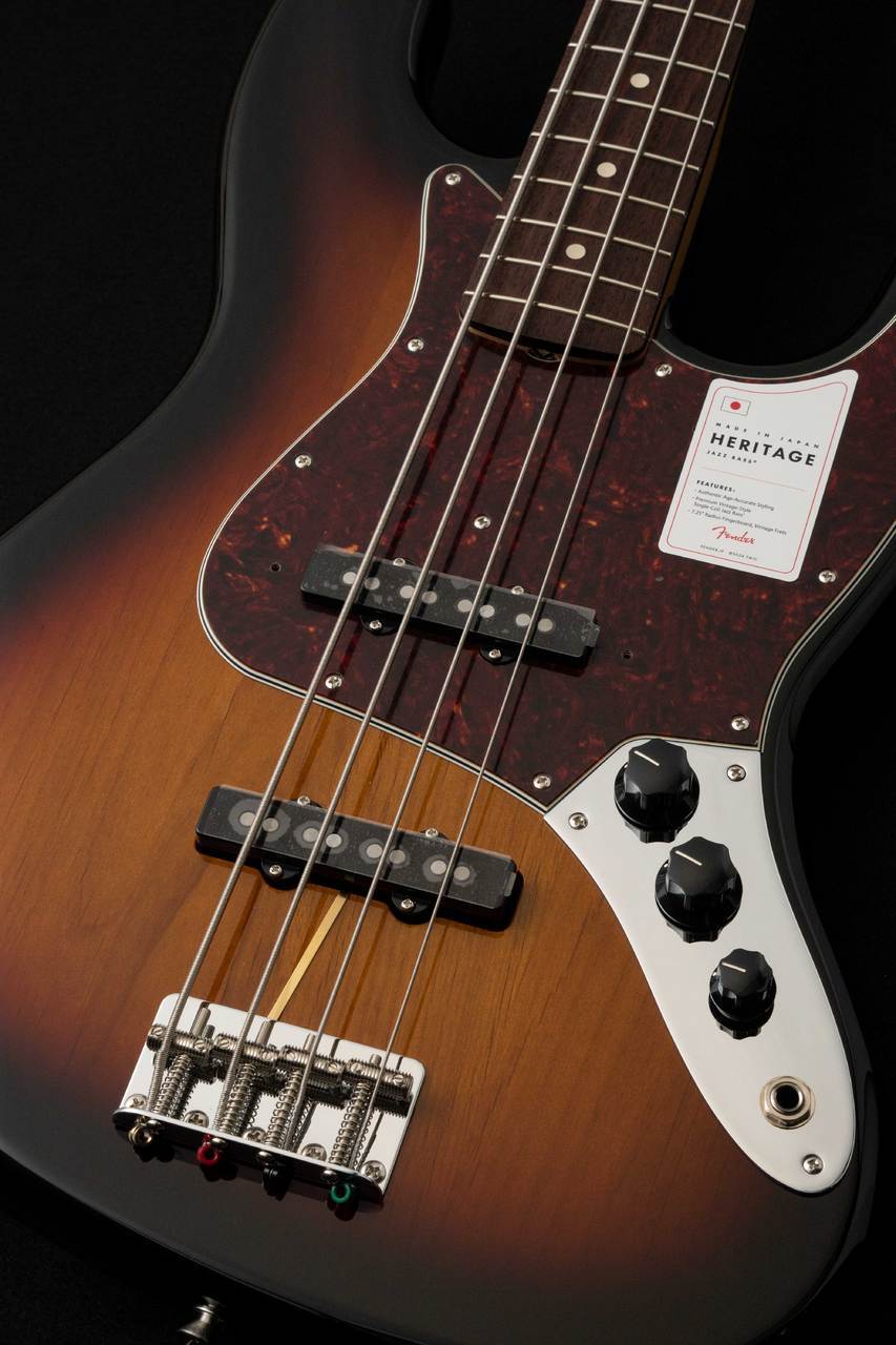 ブラウン エレキベース 日本製 Fender Made in Japan Heritage 60s Jazz Bass -3-Color