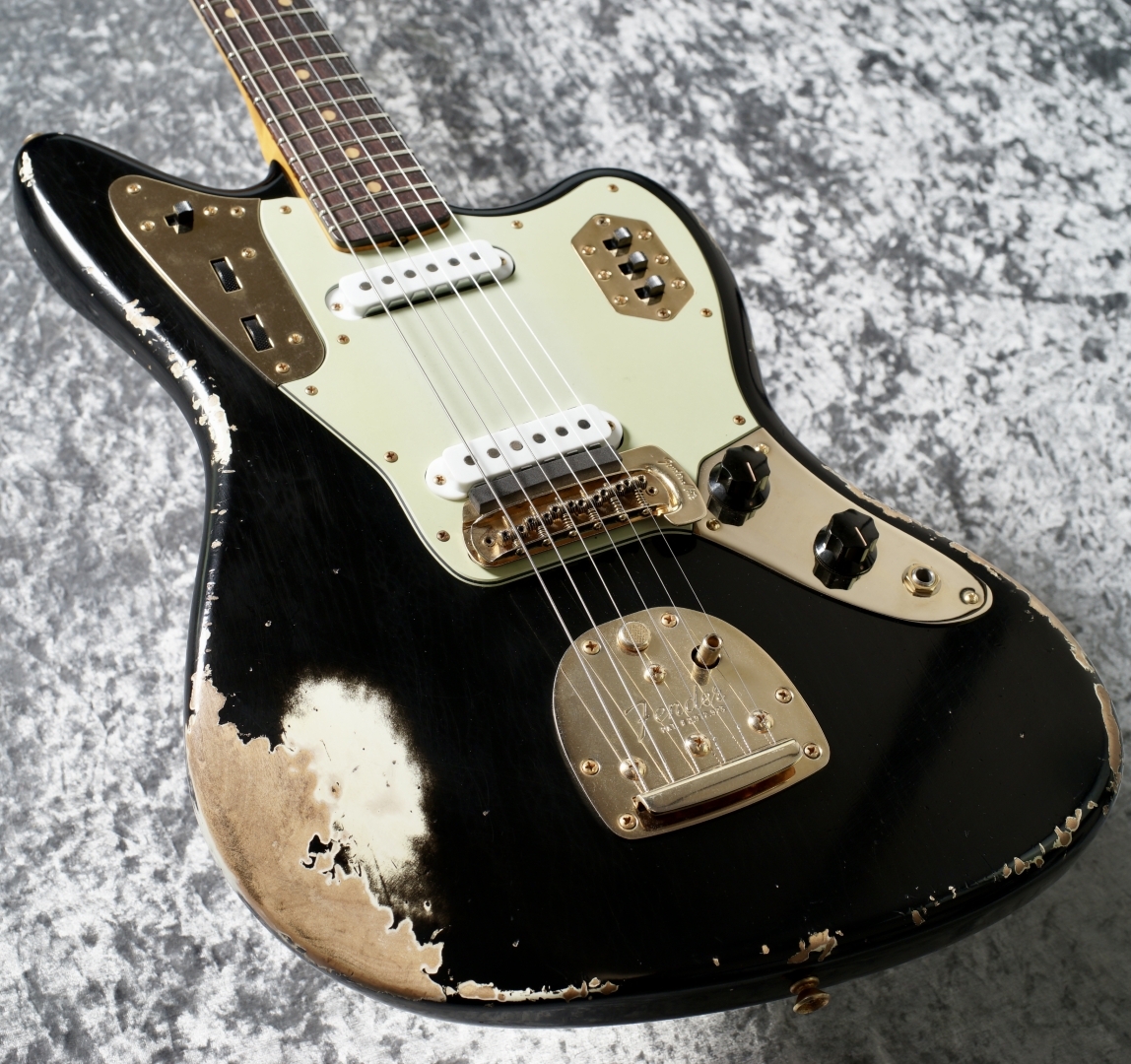 【カスタム品】ジャガード 2V2T ブラック 改造 エレキ レア ヴィンテージ カスタム品】ジャガード 2V2T ブラック 改造 エレキ レア ヴィンテージ