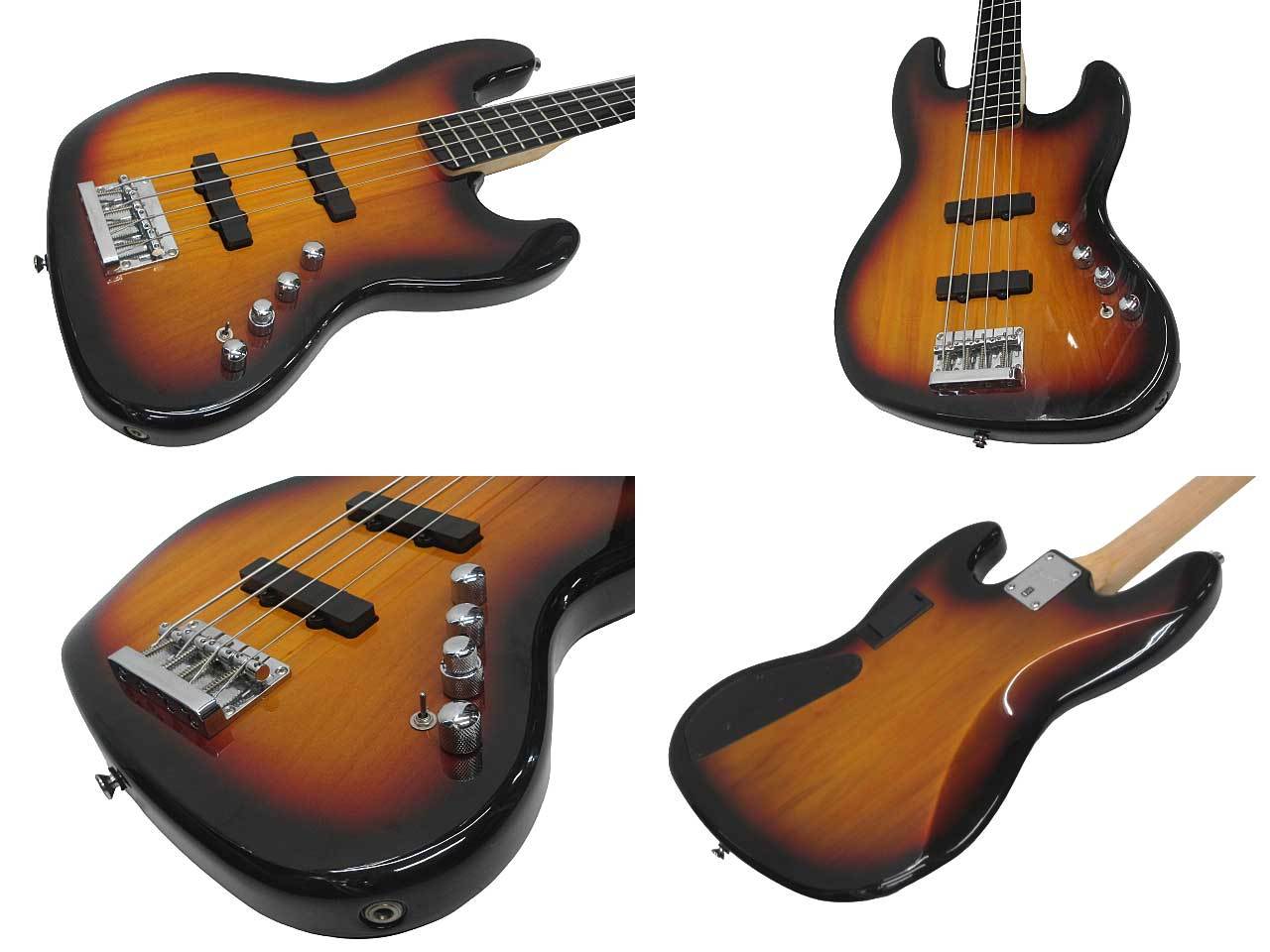 Squier by Fender Deluxe Jazz Bass IV Active 4-String Ebonol Fretboard  3-Color Sunburst 【鹿児島店】（中古/送料無料）【楽器検索デジマート】