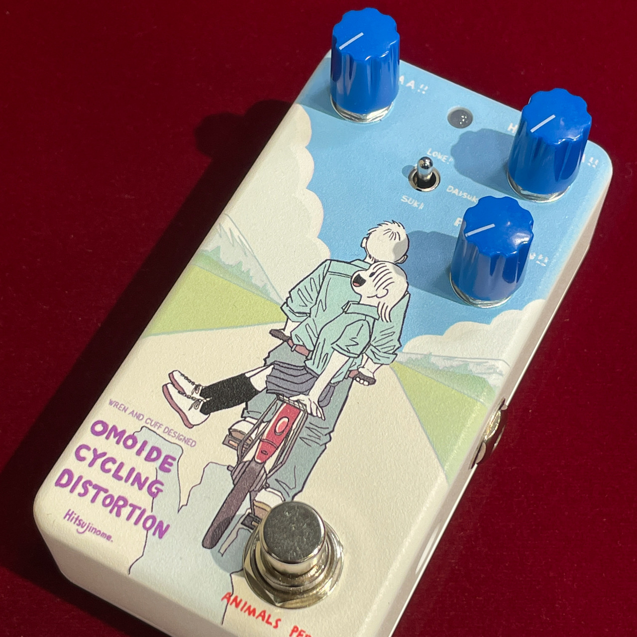 Animals Pedal Custom Illustrated 042 OMOIDE CYCLING DISTORTION by