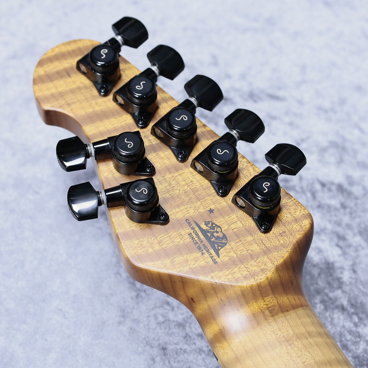 MUSIC MAN JP15 7 Strings Quilt Top 「 Trans Black Burst」 祝